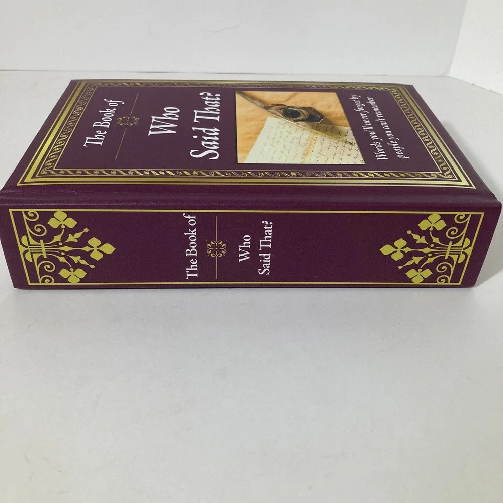 The Book Of Who Said That Publications International Ltd‎ Hardcover
